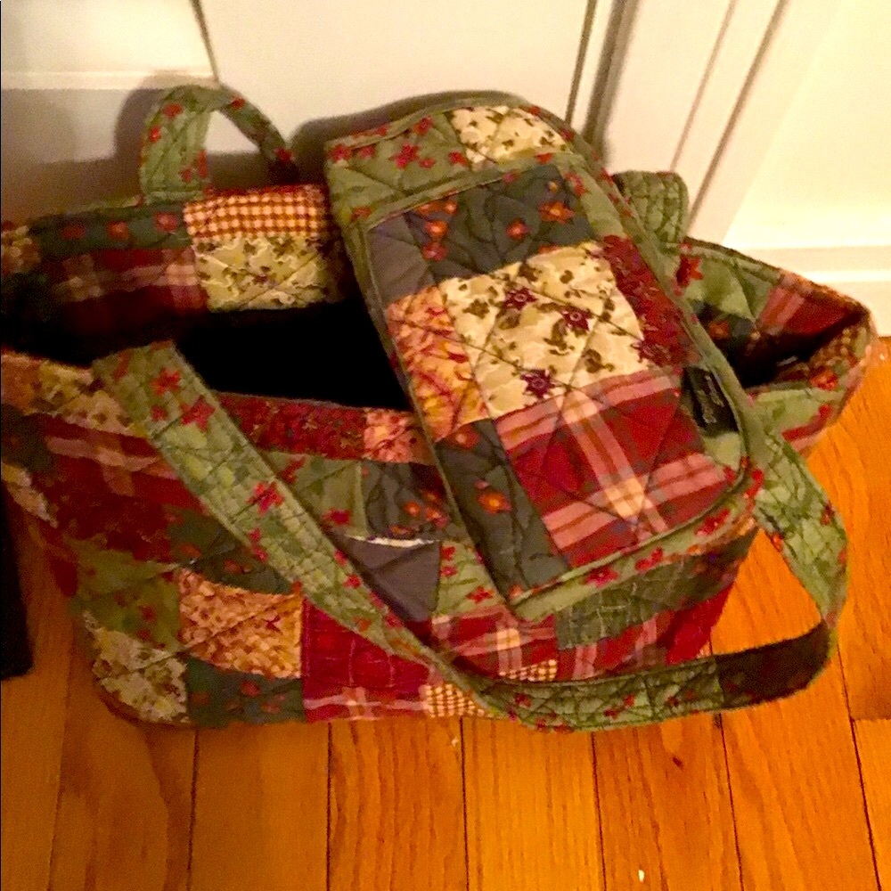 Price reduced! Donna Sharp Quilted Purse with Eyeglass Case